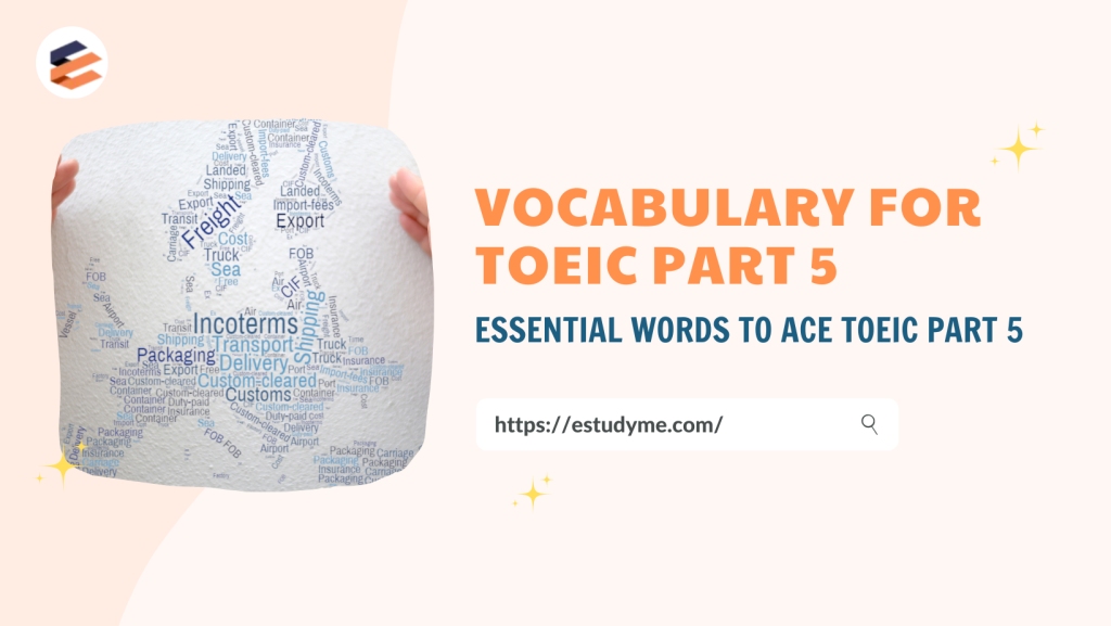 vocabulary for toeic part 5