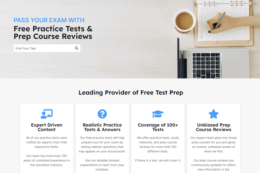 study websites test prep