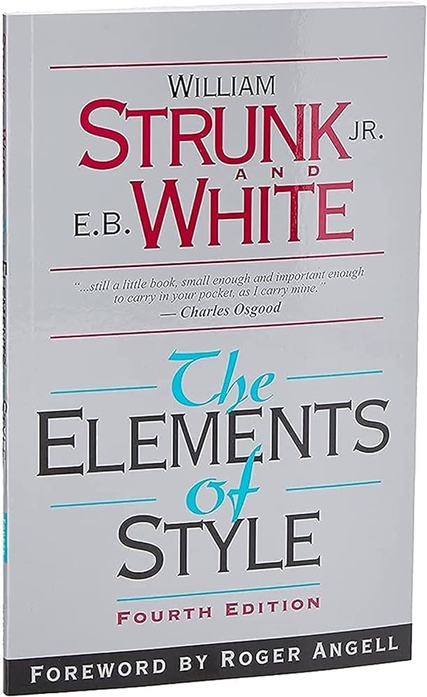 english learning books the elements of style