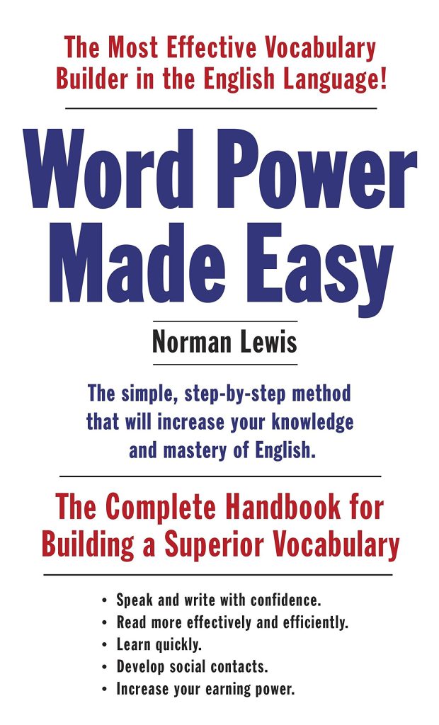 english learning books word power made easy