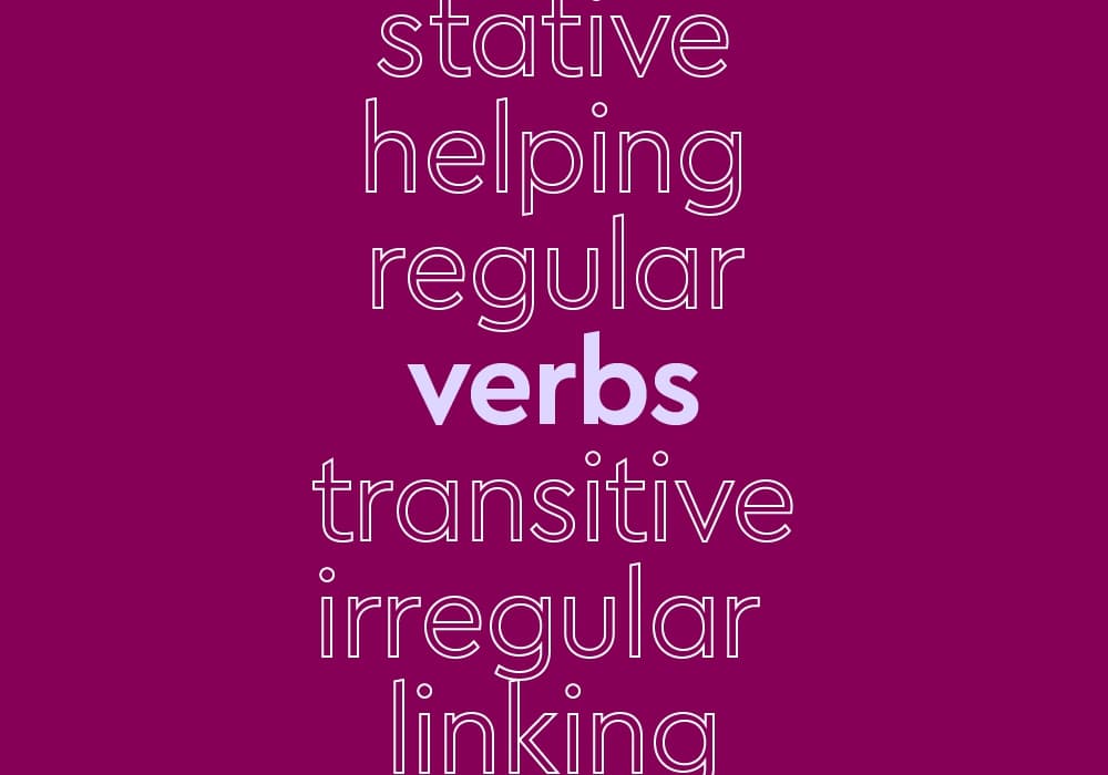 verbs define actions and states of being