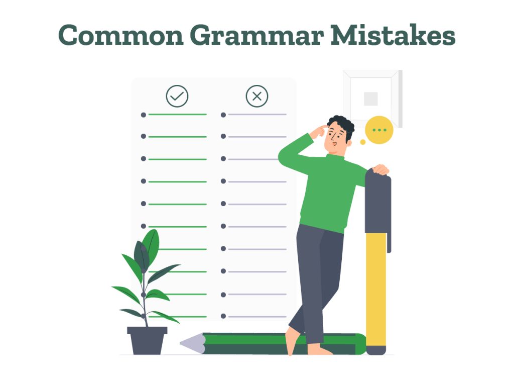 the most common errors English grammar and the way to avoid them