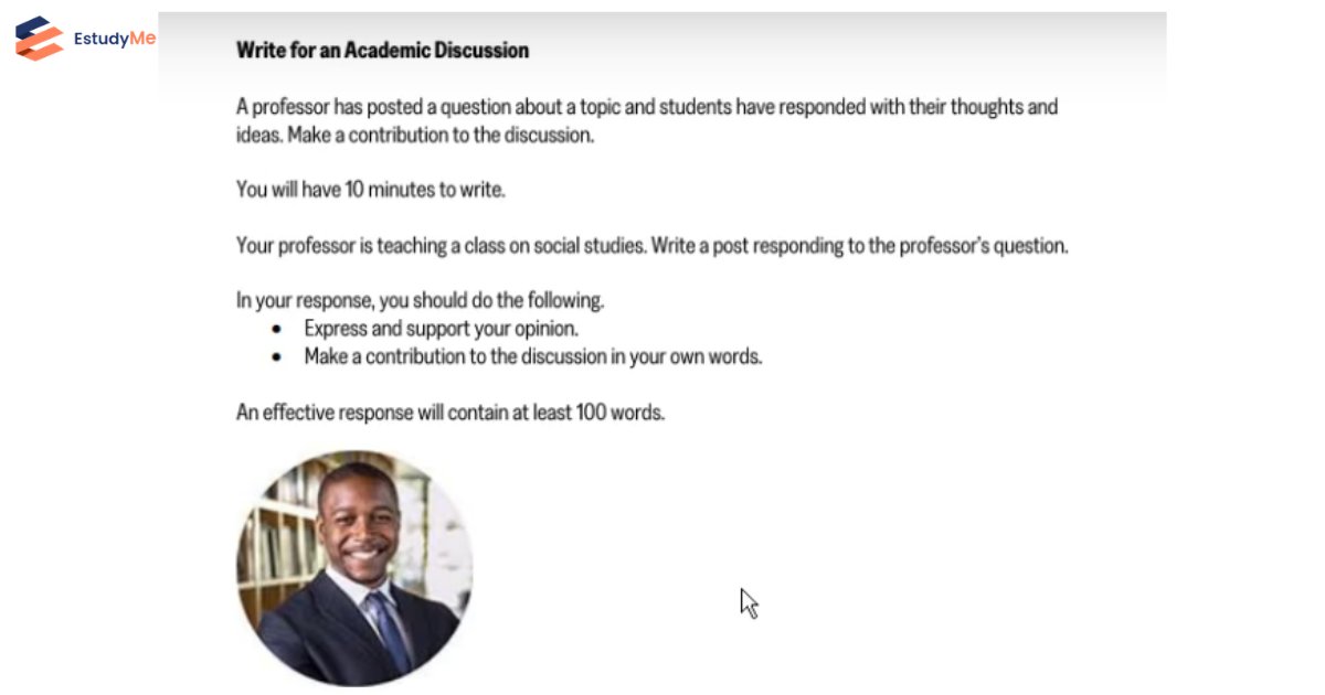 TOEFL Writing 2026 - Write for an Academic Discussion