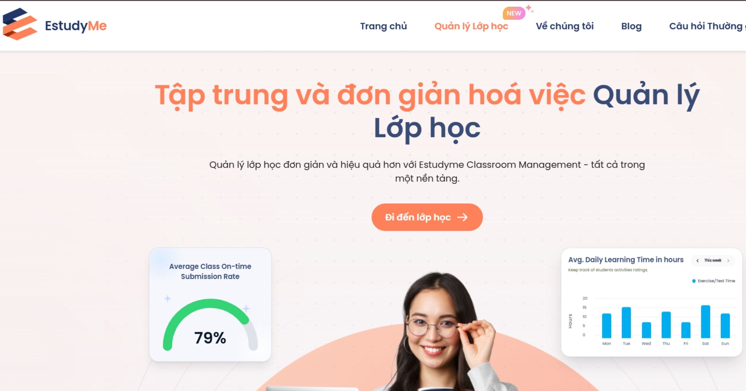 Quản lý lớp học cùng EstudyMe