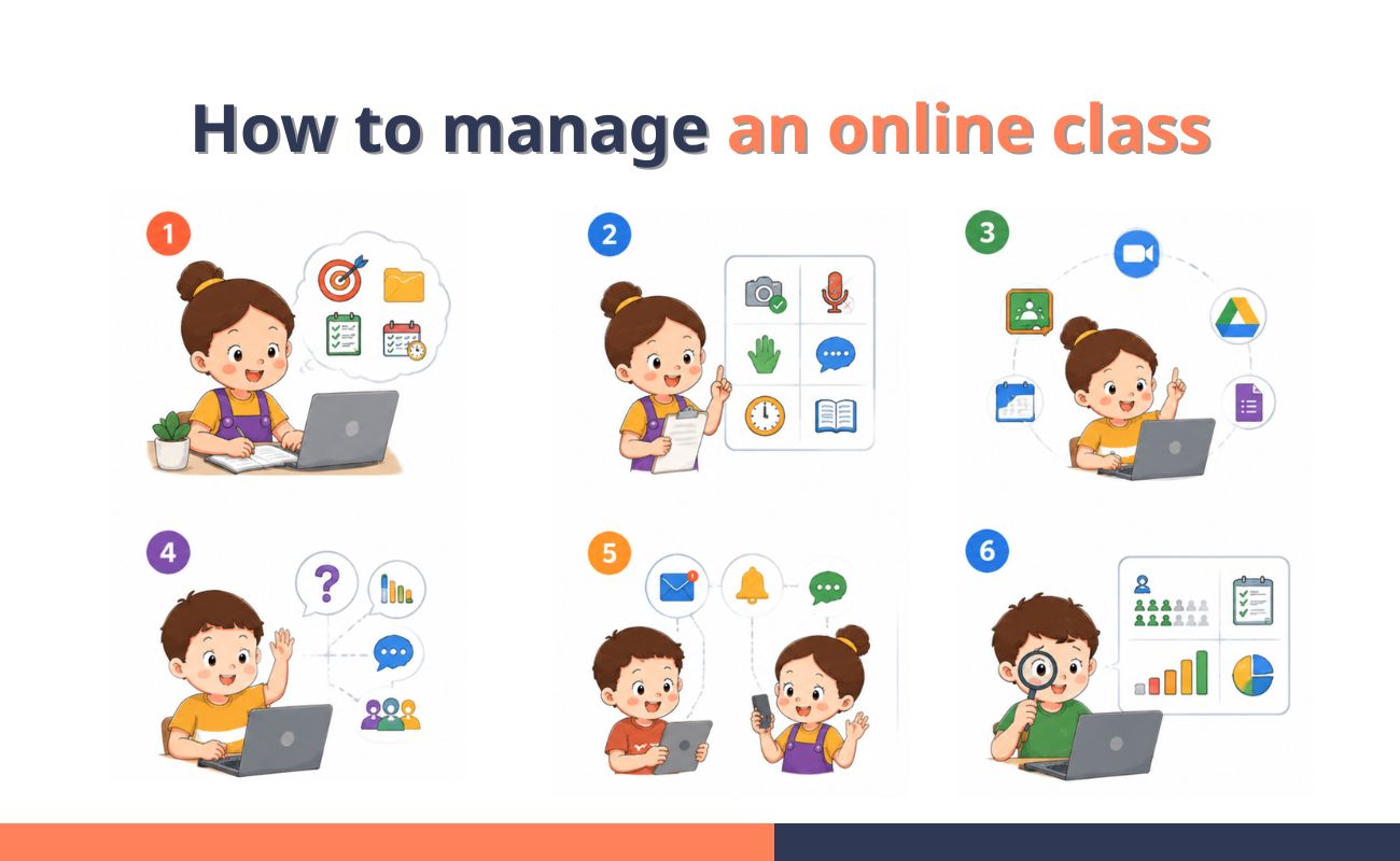 How to manage an online class effectively