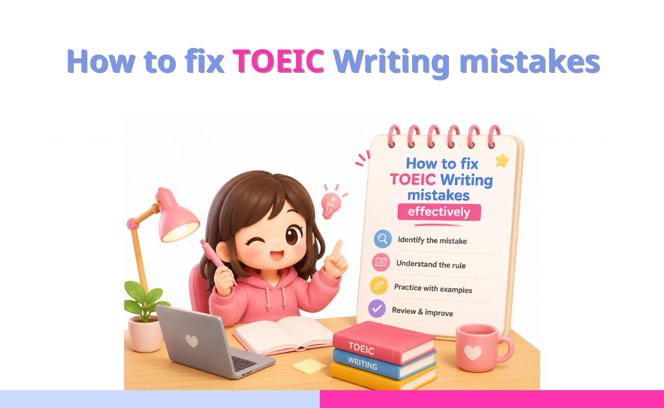How to fix TOEIC Writing mistakes effectively