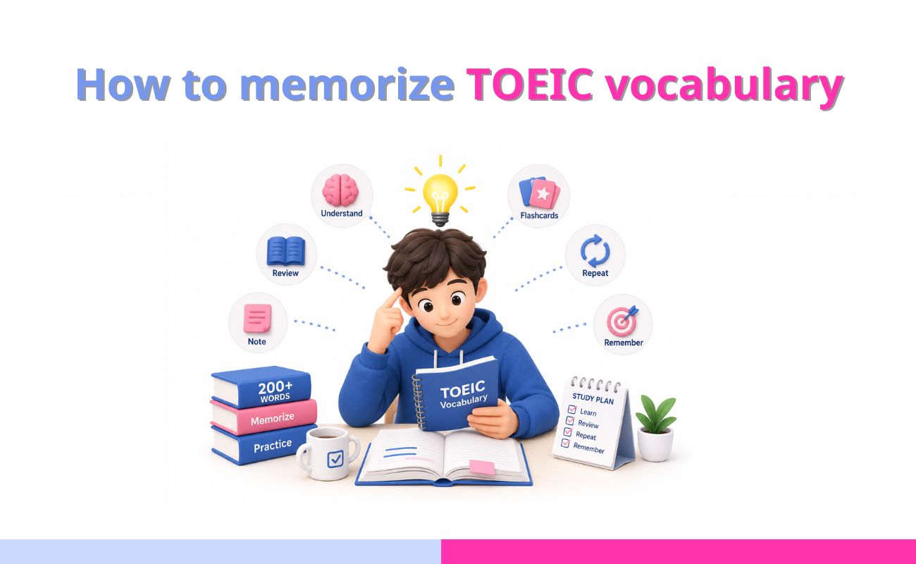 How to memorize 200+ TOEIC vocabulary words effectively