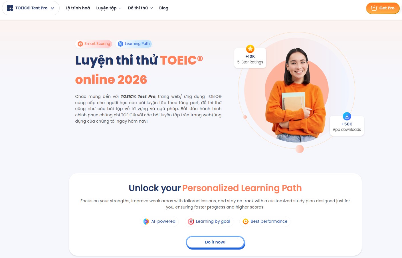 Luyện thi TOEIC online